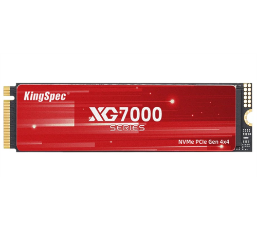 Твёрдотельный накопитель KingSpec M.2 NVMe 4.0 512GB (XG7000-512 2280) (XG7000-512 2280)