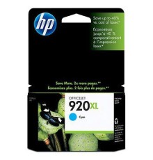 Картридж струйный HP 920XL CD972AE голубой для HP OJ 6000/6500