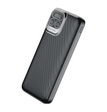 Perfeo Powerbank Atomic Age 10000 mAh/LED дисплей/PD + QC 3.0/Type-C/2 USB/Выход: 5A, max 22.5WBlack