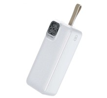 Perfeo Powerbank Atomic Age 30000 mAh/LED дисплей/PD + QC 3.0/Type-C/2 USB/Выход: 5A, max 22.5WWhite