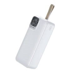 Perfeo Powerbank Atomic Age 30000 mAh/LED дисплей/PD + QC 3.0/Type-C/2 USB/Выход: 5A, max 22.5WWhite