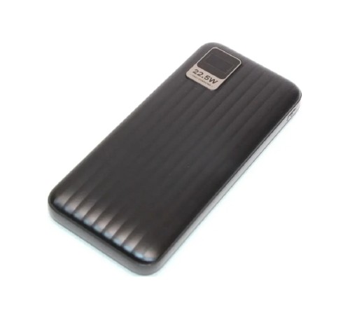 Perfeo Powerbank WATERFALL 10000 mAh/LED дисплей/PD + QC 3.0/Type-C/2 USB/Выход: 5A, max 22.5WBlack