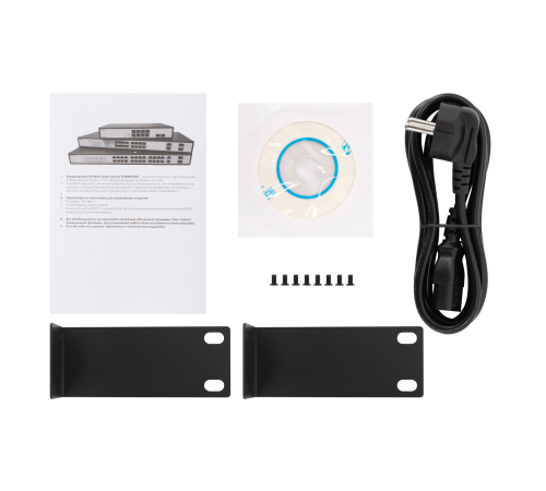 Управляемый гигабитный 8 портовый Web Smart PoE коммутатор POWERTONE PWS-2S08G-120RM