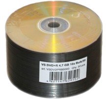 Диски VS DVD+R 4,7 GB 16x Bulk/50