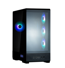 Корпус ZALMAN P50 DS, ATX, BLACK, WINDOW, 2x3.5", 3x2.5", 1xUSB TYPE-C, 2xUSB3.0, SIDE 3x120mm ARGB, REAR 1x120mm ARGB (P50 DS BLACK)