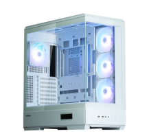 Корпус ZALMAN P50 DS, ATX, WHITE, WINDOW, 2x3.5", 3x2.5", 1xUSB TYPE-C, 2xUSB3.0, SIDE 3x120mm ARGB, REAR 1x120mm ARGB (P50 DS WHITE)