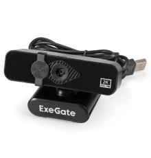 ExeGate Stream С958 2K (матрица 1/3.2" 5Мп, 2592x1944, 30fps, 4-линзовый объектив, автофокус, USB, микрофон с шумоподавлением, универсальное крепление, кабель 1,5 м, WindowsR 7/8/10/11, Mac OS 10.6 и
