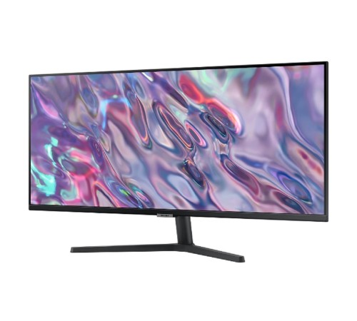 Монитор, Samsung, ViewFinity S5 LS34C500GAIXCI, 34", 3440x1440, VA, 100 Гц, DP (v1.2), 2*HDMI (v2.0), 21:9, 300 кд/м, 3000:1, 5 мс, Регулировка наклона, Черный