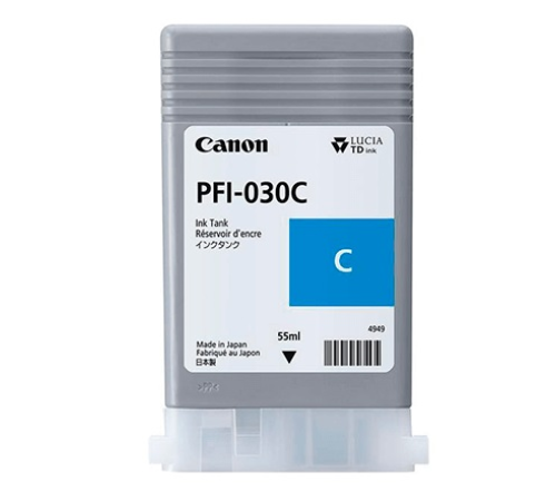 Расходные материалы Картридж CANON Pigment Ink PFI-030 Cyan (TM240/TM340) 55ml (3490C001AA) Расходные материалы Картридж CANON Pigment Ink PFI-030 Cyan (TM240/TM340) 55ml (3490C001AA)