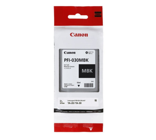 Расходные материалы Картридж CANON Pigment Ink PFI-030 Matte Black (TM240/TM340) 55ml (3488C001AA) Расходные материалы Картридж CANON Pigment Ink PFI-030 Matte Black (TM240/TM340) 55ml (3488C001AA)