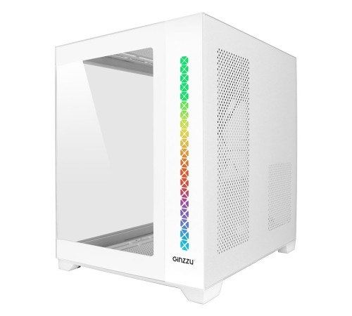 Ginzzu V420 RGB подсветка, закаленное стекло 1*USB 3.0,1*USB 2.0, AU Белый mATX Ginzzu V420 RGB подсветка, закаленное стекло 1*USB 3.0,1*USB 2.0, AU Белый mATX