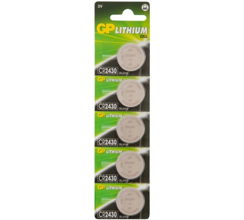 Батарея GP CR2430 (5шт) блистер