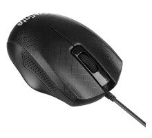 Exegate EX264100RUS Мышь Exegate SH-9027  <black, optical,  3btn/scroll, 1000dpi, USB, шнур 1,5м.>, Color box