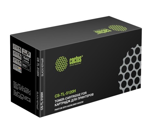 Картридж лазерный Cactus CS-TL-5120H TL-5120H/TL-5120HP black ((6000стр.) для Pantum BM5100ADN/BM510) (CS-TL-5120H)