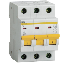 Iek MVA20-3-006-D Авт. выкл.ВА47-29 3Р  6А 4,5кА х-ка D ИЭК