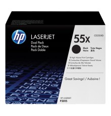 Тонер-картридж набор из 2 шт HP CE255XD