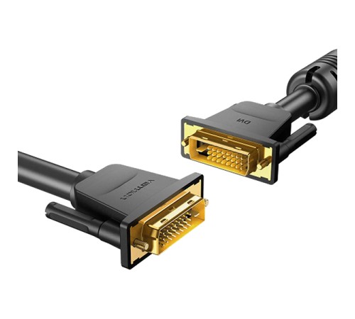 Кабель Vention DVI-D Dual link 25M/25M с ферритовым фильтром - 2м. Кабель Vention DVI-D(m)/DVI-D(m) - 2 м (EAABH) Кабель Vention DVI-D Dual link 25M/25M с ферритовым фильтром - 2м. Кабель Vention DVI-D(m)/DVI-D(m) - 2 м (EAABH)