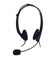 Наушники с микрофоном A4Tech HS-10 черный 2м накладные оголовье