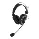 Наушники с микрофоном A4Tech HS-50 черный 2.4м мониторные оголовье