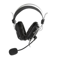 Наушники с микрофоном A4Tech HS-60 черный 2.4м мониторные оголовье