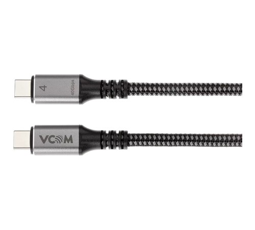 VCOM CU540M-1.2M Кабель USB4 TypeCM--TypeCM, 5K@60Hz, 40GBps, PD 100W, 5A, VCOM, 1.2м [CU540M-1.2M] (4895182217805)