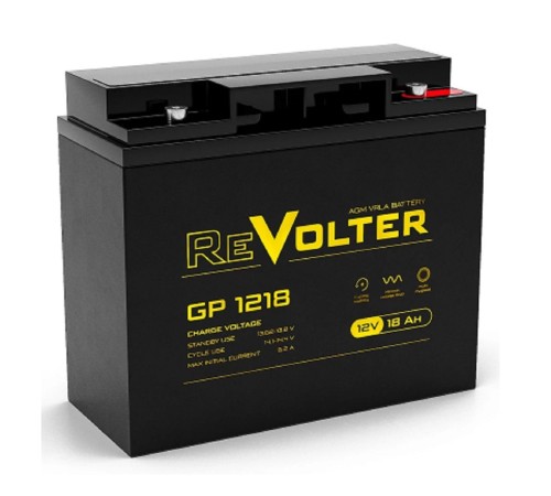 Revolter Аккумулятор GP 1218 (12B/18Ач) Revolter Аккумулятор GP 1218 (12B/18Ач)