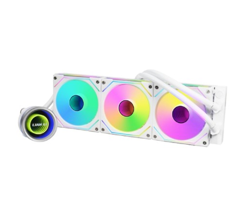 Lian Li G89.GA2T36W.R0 Система водяного охлаждения GA II Trinity 360 White (GA2T36W) / 3x120mm ARGB PWM Fans Lian Li G89.GA2T36W.R0 Система водяного охлаждения GA II Trinity 360 White (GA2T36W) / 3x120mm ARGB PWM Fans