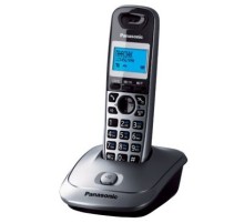 Р/Телефон Dect Panasonic KX-TG2511RUM серый металлик/черный АОН