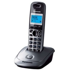 Р/Телефон Dect Panasonic KX-TG2511RUM серый металлик/черный АОН
