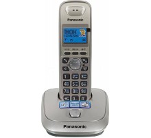 Р/Телефон Dect Panasonic KX-TG2511RUN платиновый/черный АОН