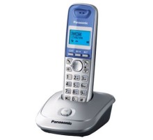 Р/Телефон Dect Panasonic KX-TG2511RUS серебристый/голубой АОН