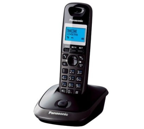 Р/Телефон Dect Panasonic KX-TG2511RUT темно-серый металлик/черный АОН Р/Телефон Dect Panasonic KX-TG2511RUT темно-серый металлик/черный АОН