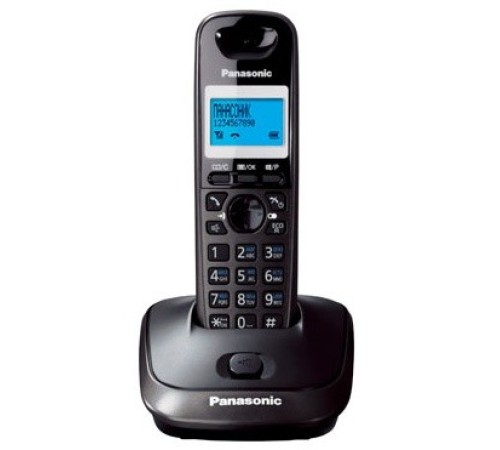 Р/Телефон Dect Panasonic KX-TG2511RUT темно-серый металлик/черный АОН Р/Телефон Dect Panasonic KX-TG2511RUT темно-серый металлик/черный АОН