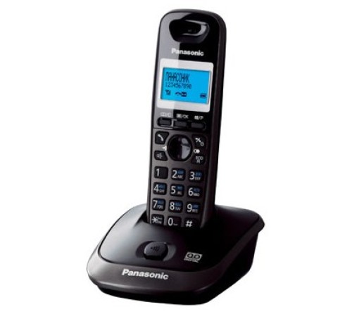 Р/Телефон Dect Panasonic KX-TG2521RUT темно-серый металлик автооветчик АОН
