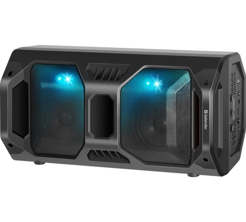 Колонка порт. Defender Rage 50 черный 50W 2.0 BT/3.5Jack 4000mAh (65109)