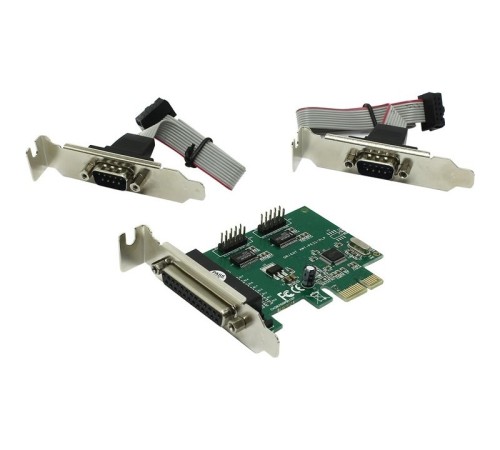 ORIENT XWT-PE2S1PLP RTL контроллер  PCI-E to COM 2-port + LPT 1-port (WCH CH382) Low Profile