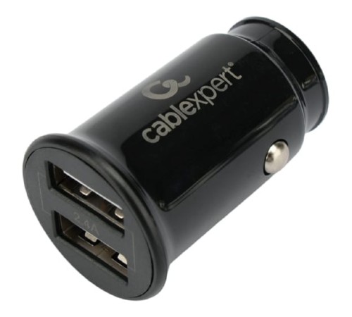Cablexpert Автомобильное зарядное устройство 12Вт, 2.4А, 2xUSB, черный, пакет (MP3A-UC-CAR21) Cablexpert Автомобильное зарядное устройство 12Вт, 2.4А, 2xUSB, черный, пакет (MP3A-UC-CAR21)