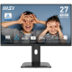 Монитор MSI PRO MP273QP E2 27" 16:9 WQHD(2560x1440) IPS Flat,1ms(MPRT),1000:1,100M:1,400nit,178/178,2xHDMI 2.0,DP 1.2,Speaker,Tilt,Swivel,Height,Pivot,VESA,100Hz,Black,1y war-ty (9S6-3PB69H-043)