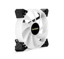 Exegate EX295968RUS Вентилятор 12В DC с подсветкой ExeGate EX12025H3P4PYH-PWM.ARGB (120x120x25 мм, Hydraulic bearing (гидродинамический), 5V ARGB 3pin, 4pin PWM, 1200RPM, ARGB подсветка, 26dBA)