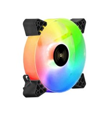 Exegate EX295972RUS Вентилятор 12В DC с подсветкой ExeGate EX12025H6PYH-PWM.ARGB (120x120x25 мм, Hydraulic bearing (гидродинамический), 6pin, 1200RPM, ARGB подсветка, 33dBA)