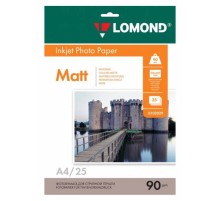 Фотобумага Lomond 0102029 A4/90г/м2/25л./белый матовое для струйной печати