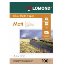 Фотобумага Lomond 0102002 A4/100г/м2/100л./белый матовое/матовое для струйной печати
