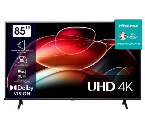 Телевизор UHD 4K 85" 85A6K HISENSE Телевизор UHD 4K 85" 85A6K HISENSE