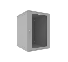 Шкаф телекоммуникационный настенный 15U, 523х600х732мм серия LITE (стеклянная дверь)
