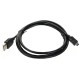 Кабель USB 2.0 A-->mini-B 5P (1,8м) чёрный TELECOM <TC6911BK-1.8M> VCOM Telecom USB 2.0 Type-AM - miniUSB 1.8м (TC6911BK-1.8M)