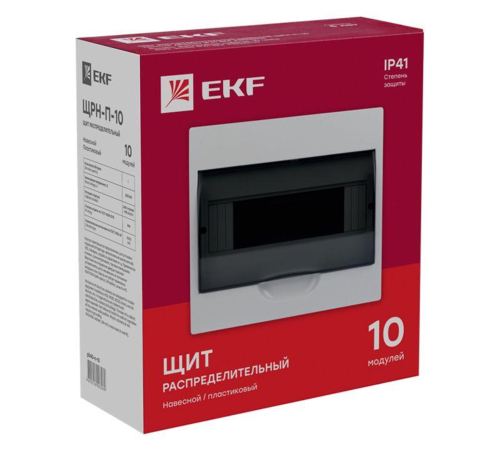 EKF pb40-n-10 Щит распред. навесной ЩРН-П-10 IP41 EKF PROxima