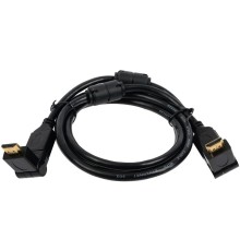 Rexant (17-6204-3) Шнур  HDMI - HDMI  gold  2М  с фильтрами  угловой 360°
