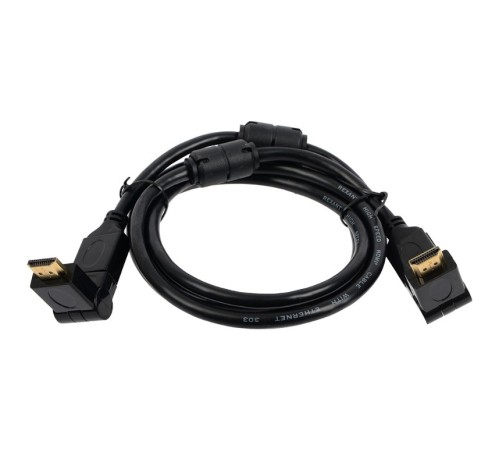 Rexant (17-6204-3) Шнур HDMI - HDMI gold 2М с фильтрами угловой 360° Rexant (17-6204-3) Шнур HDMI - HDMI gold 2М с фильтрами угловой 360°