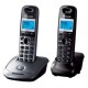 Р/Телефон Dect Panasonic KX-TG2512RU1 серый металлик (труб. в компл.:2шт) АОН