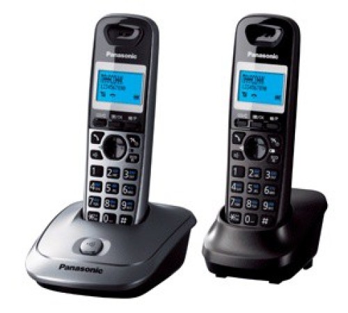 Р/Телефон Dect Panasonic KX-TG2512RU2 титан (труб. в компл.:2шт) АОН Р/Телефон Dect Panasonic KX-TG2512RU2 титан (труб. в компл.:2шт) АОН